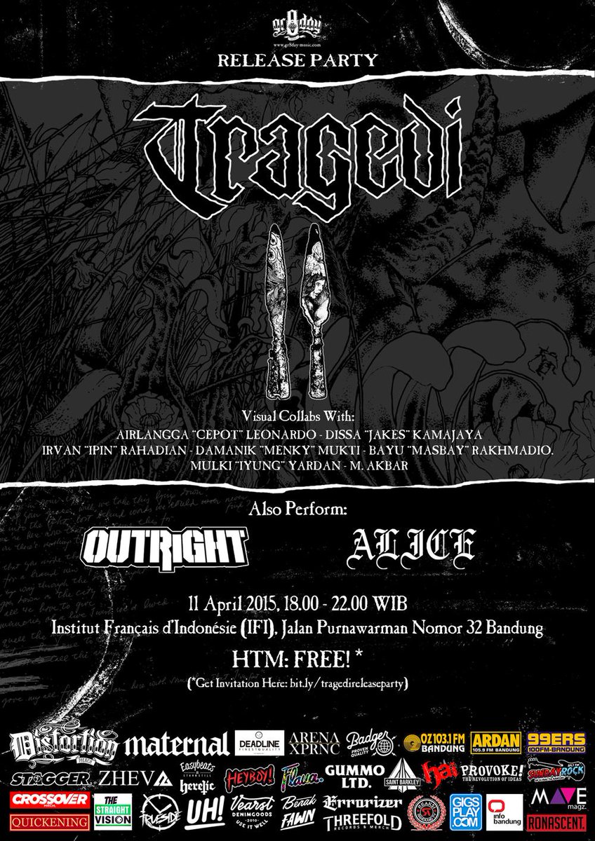 Gaes, kami bakal sharing sekedar info gelaran #ReleasePartyII tanggal 11 April nanti. Simak ya mudah2an menjelaskan.