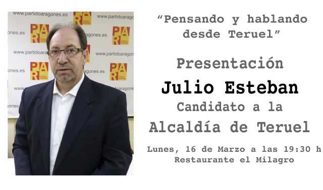 RoldeTeruel's tweet photo. Hoy todos con Julio a las 19:30 en el Milagro !! #Teruel http://t.co/7chnHH46cN