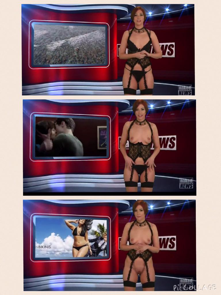 EvolutionNaked's tweet photo. How @nnkatherine from @nakednews got undressed. http://t.co/TqQ7BwAdSC