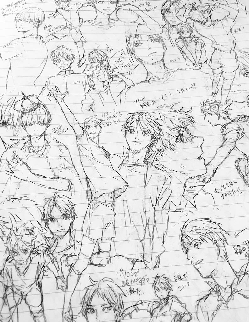 半年前くらいのデジタル絵公開してみますわ ٩( ᐛ )وオリジナル含みますがハイキュー多めです。ノートに書くとスッゲー汚くなるよね。てか最近ノートとかに描かないから画力落ちてんだわ。 