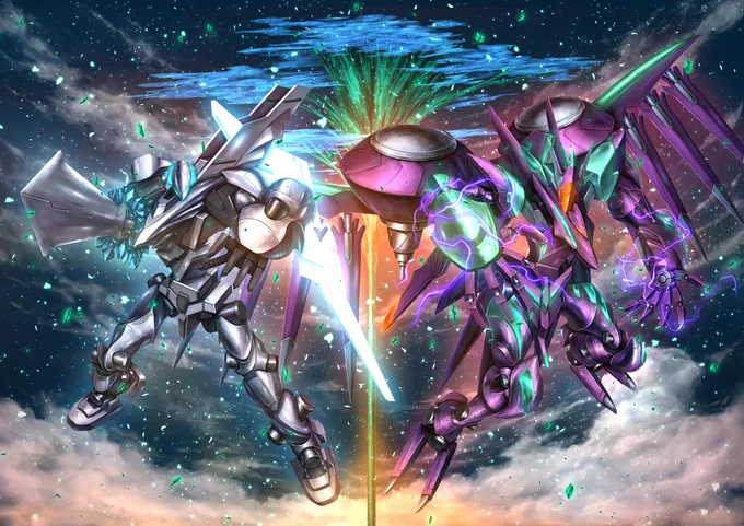 シャイニー☆なザインとニヒトです #fafner 