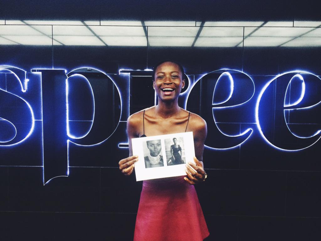 Jenna_McArthur's tweet photo. 2008 Face Of Africa @Modellaba @1085AMCT at today's @spreecoza #spreeAW15 @DeonRedman go-sees! Isn't she lovely? http://t.co/mfpXk684vA