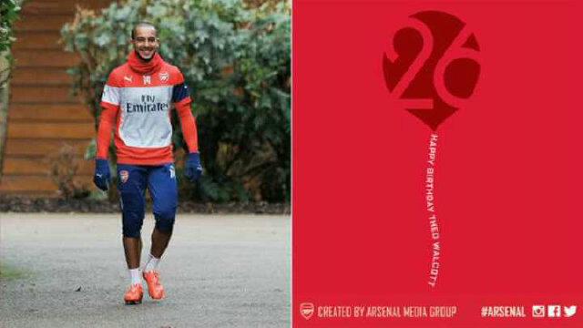 \"HAPPY BIRTHDAY\" skipper, Theo Walcott as he is +1 today. Remessage if u are an Arsenal fan  
