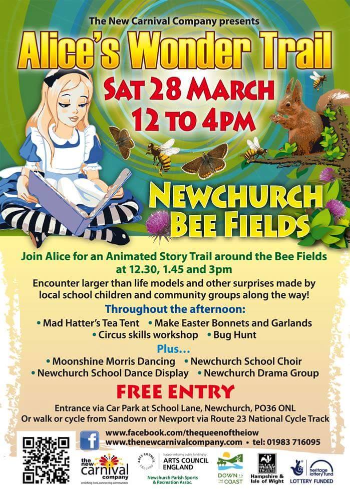 Less than two weeks to go now! Get in touch for further details! #AlicesWonderTrail in #Newchurch #share #IsleofWight