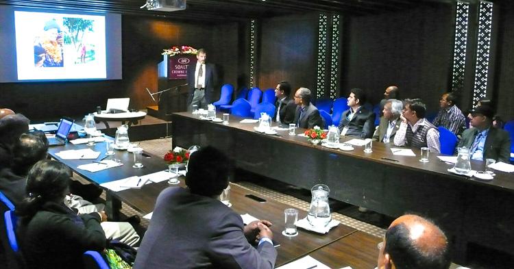 globalrust's tweet photo. In #Nepal @SAARCNepal w>40 #wheat scientists from SAsia talking rust diseases #SAARCwheat2015   #FoodSecurity @CIMMYT http://t.co/3Vq6gPXS3F