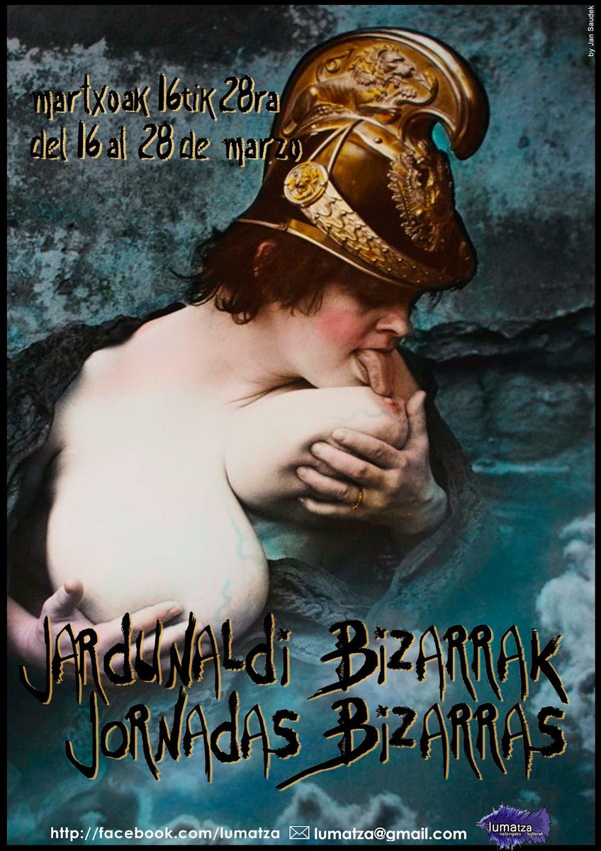 LumatzaNafarroa's tweet photo. Badatoz jardunaldi bizarrak! Ya están aquí nuestras jornadas bizarras!
http://t.co/2hRjgt0PyN http://t.co/vloJABfKbi