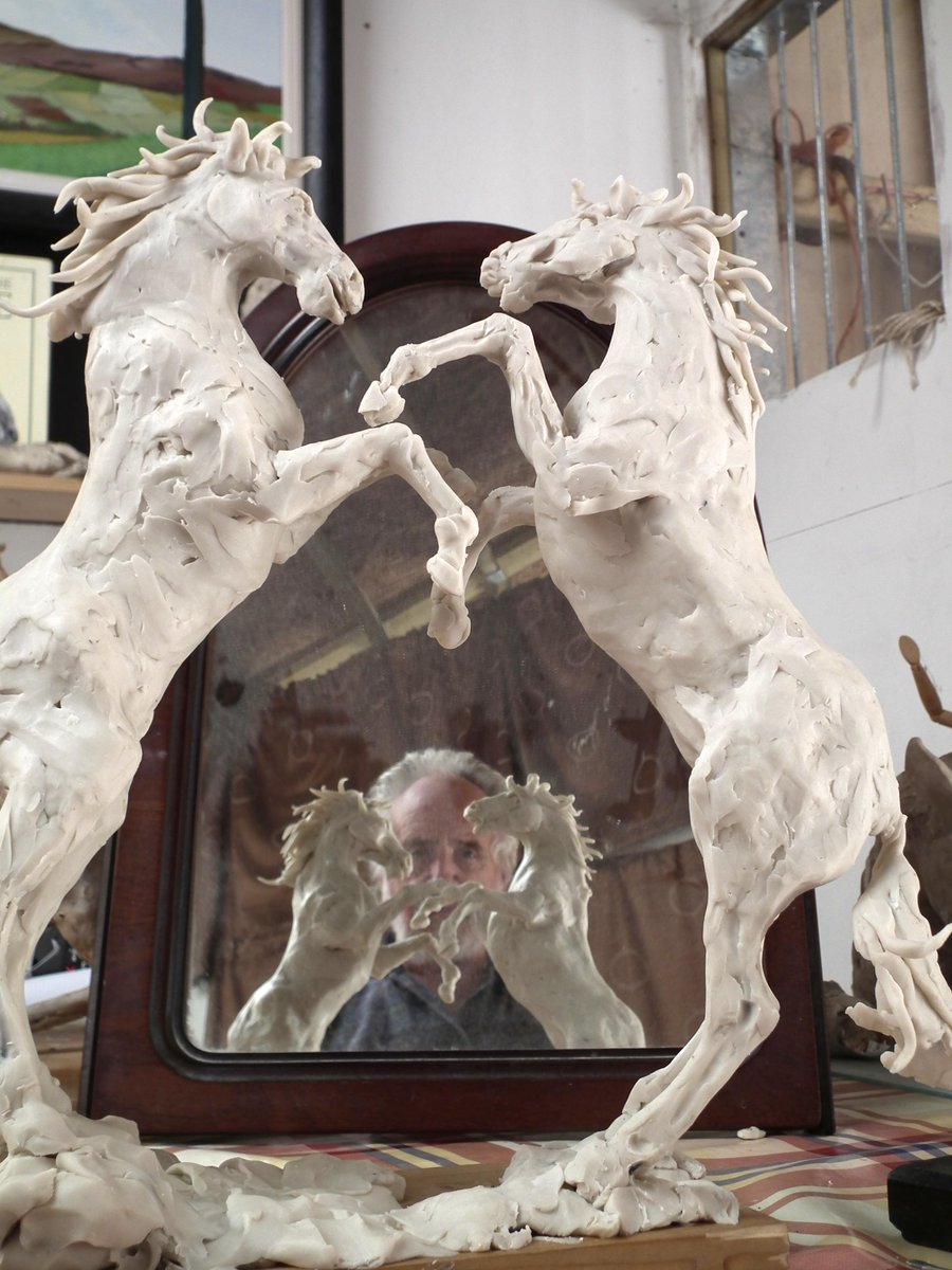 mim_scala's tweet photo. After all the  excitement of the #CheltenhamFestival   back to work  for my next show at  #bluehousegallery  Schull http://t.co/CpZ6CEwCqh