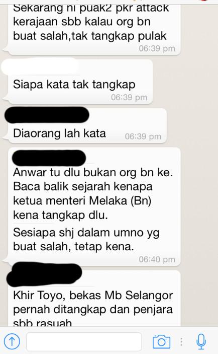 MelayuLiberal's tweet photo. "Kenapa asyik ahli pkr saja yang ditangkap, ahli bn kalau buat salah, tak ditangkap pun?" - :) http://t.co/mfSVekQaKM