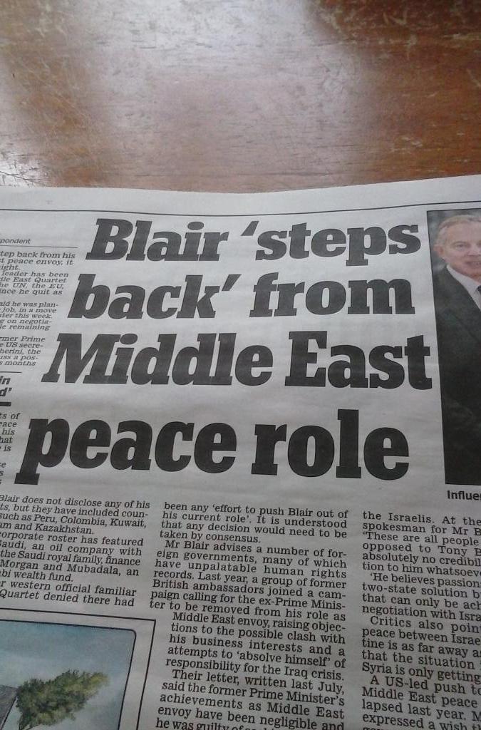 maiwaby's tweet photo. If blair steps back any further he fall of the fence hopefully break his miserable neck.@georgegalloway
#2yearsHB http://t.co/VWFxW29Z6H