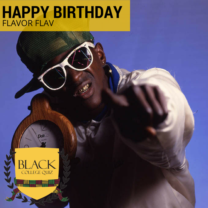 Happy Birthday Flavor Flav! 