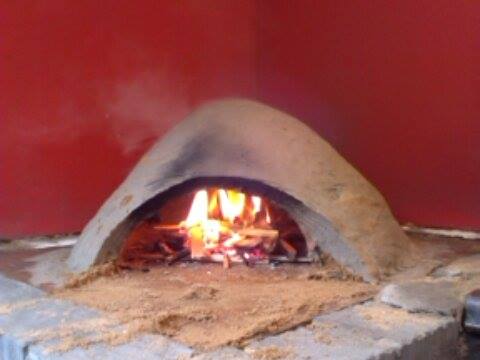 Our clay oven with one layer of three being carefully dried and fired. #Caribbean #streetfood #Edinburgh #crafted