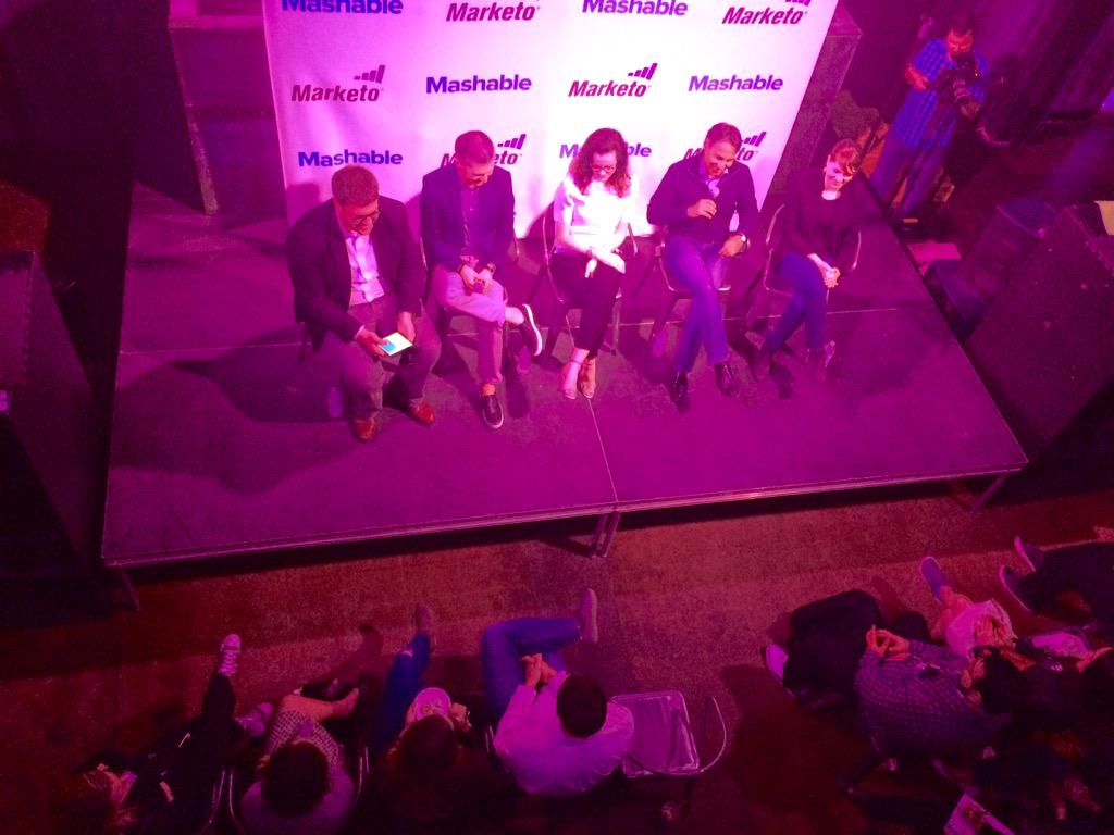 ShannaSCook's tweet photo. "Take risks. Don't micromanage"- @stacymartinet on constant content creation #marketosxsw #sxsw http://t.co/lKh5GWnxPl