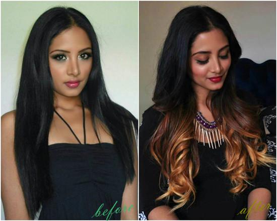 I have a new look with highlights!  #clipsin #clipin #hairextensionsshop #humanhairextensionsremy