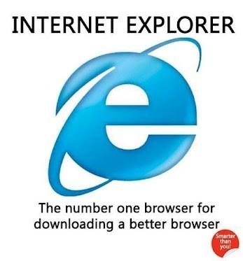 mariofusco's tweet image. I knew there had to be something at which Internet Explorer was the best browser