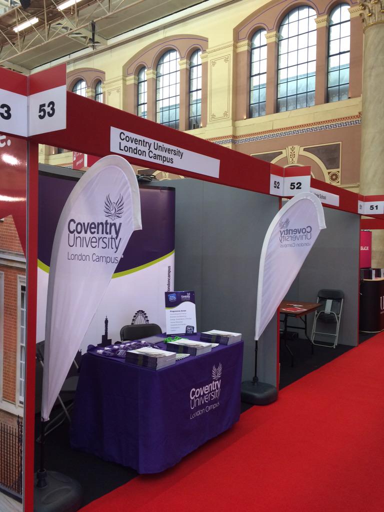 BeckyCULC's tweet photo. Busy day at London UCAS! How are you getting on at Surrey UCAS @Saadia__Omar? http://t.co/GDUdVfdZ8d