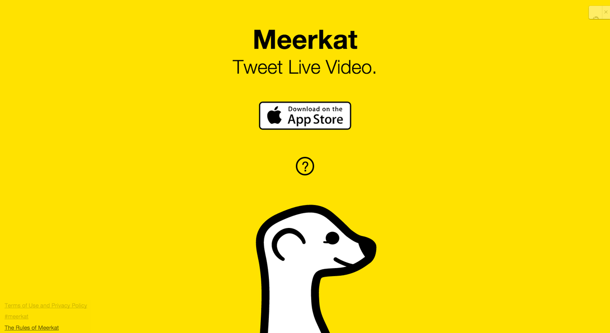 Good morning! Here's what you should know about <a href="/AppMeerkat/">Meerkat</a>, the app taking #SXSW by storm: drewrapp.com/home/2015/3/16