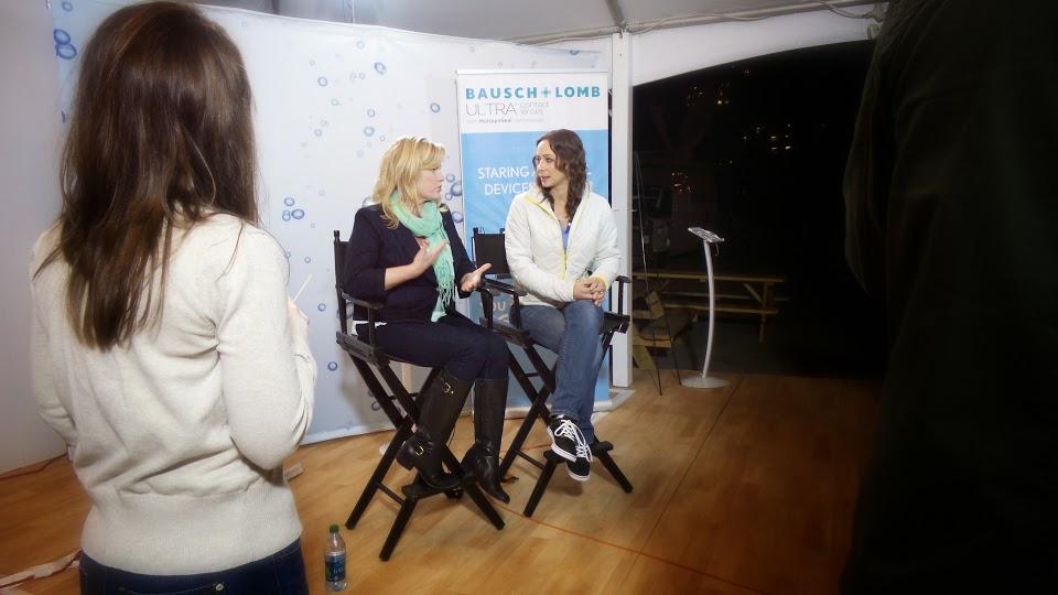 LuriaPetrucci's tweet photo. Prepping for interviews! @BauschLomb #ULTRAUpgrade It must be 10 degrees! Oh, someone said 54. Feels like 10! http://t.co/j2bocS744u