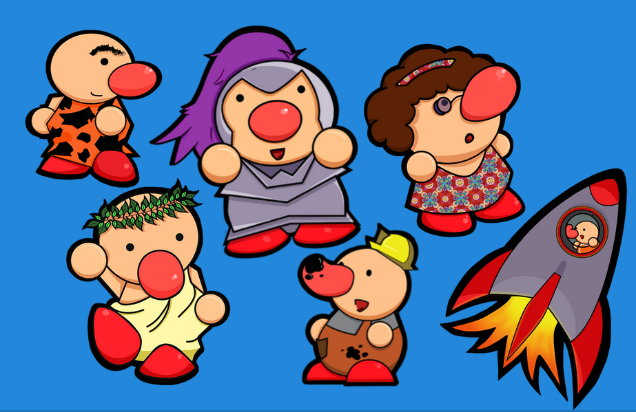 WobblesGame's tweet photo. Wobble may not be gone forever... we're working on bringing the gang back together... #CrypticTease #gamedev http://t.co/ulUu8jbj9v