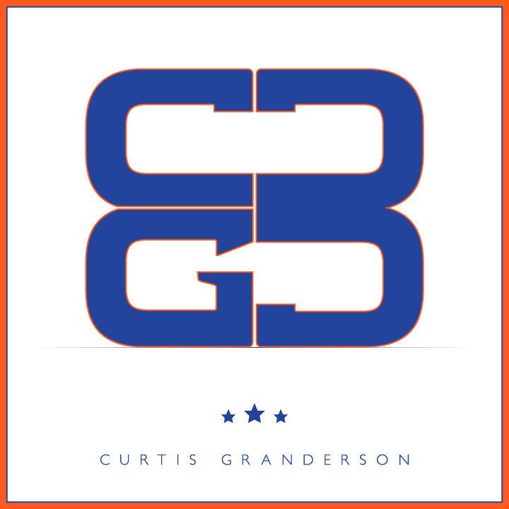A custom logo and a Happy Birthday to outfielder Curtis Granderson! Happy Birthday CG3!! 