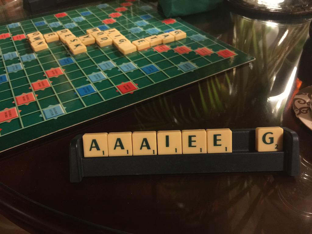 TheSashaMuller's tweet photo. FML #scrabblefail http://t.co/NoCSqBMnfr