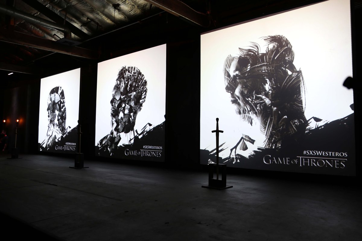 GameOfThrones's tweet photo. Our ravens have brought us the final day of #SXSWesteros at 213 W 5th St, open until 2PM today. #SXSW http://t.co/tl8TQZKpBU