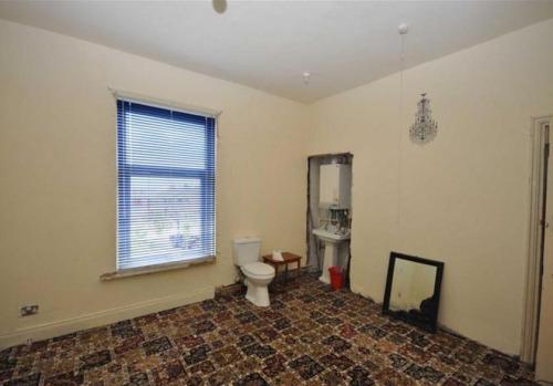 You’d never know it, but this wasn’t always the bathroom.