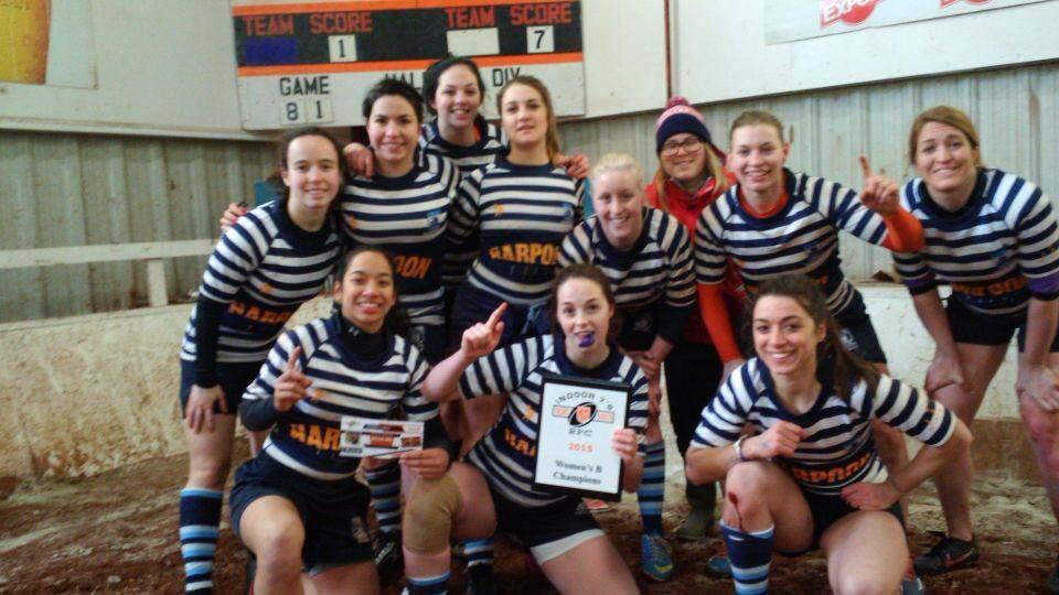 Congrats to the Lady Locks who won the Women's B championship in <a href="/Truro7s/">Truro Indoor 7s</a> this past weekend!!! #TRUEBLUE #truro7s 🏉🏆🍺