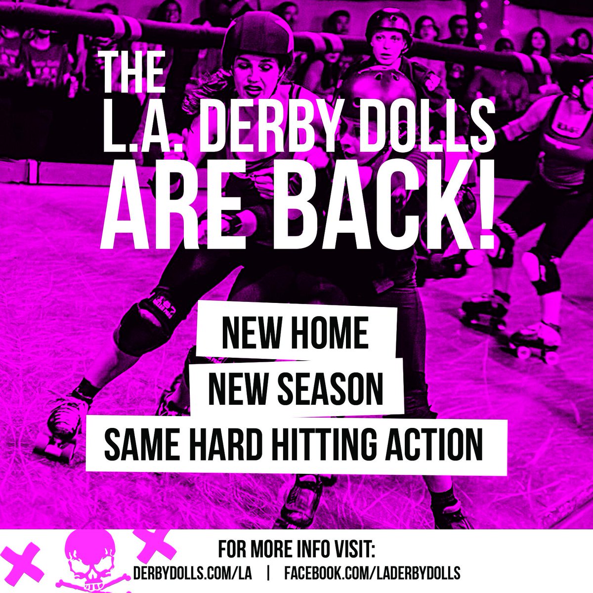DerbyDolls's tweet image. NEW HOME!!!  NEW SEASON!!!  
Check out the news here - derbydolls.com/news/
