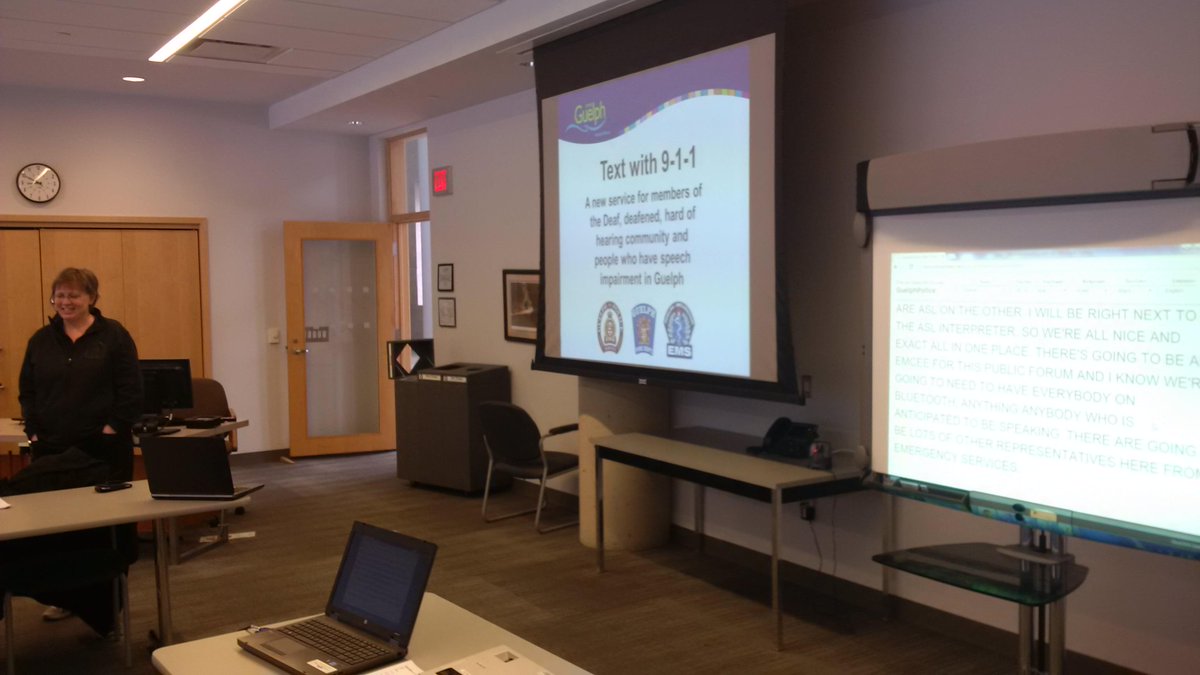 jongreen_gps's tweet photo. @gpsmedia Communications trainer Laura Phillips preparing for T911 public forum on March 24, 7 - 9PM at City Hall. http://t.co/NUD6cae5TP