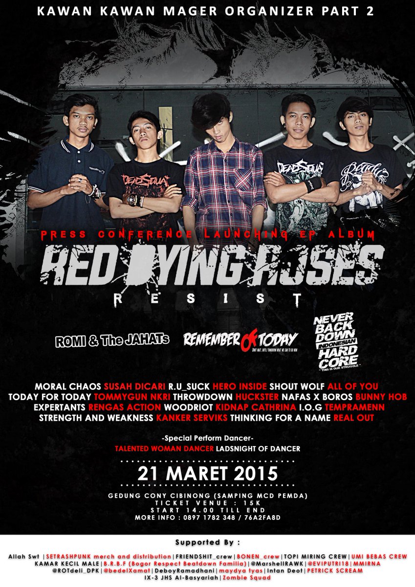 hari bahagia <a href="/RedDyingRoses/">Red Dying Roses</a> <a href="/Garinrdr/">Garin Priguna</a> <a href="/dayRDR/">odday</a> <a href="/andriansyaah8/">andri_</a> <a href="/herdayRDR/">herday</a>