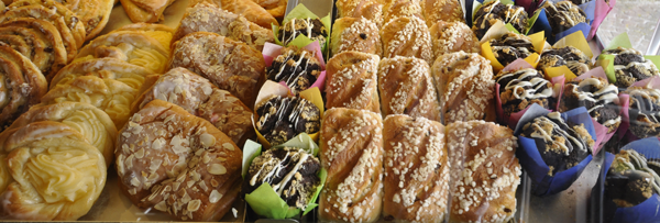 Frische Plunderteilchen. Soeben fertiggestellt.