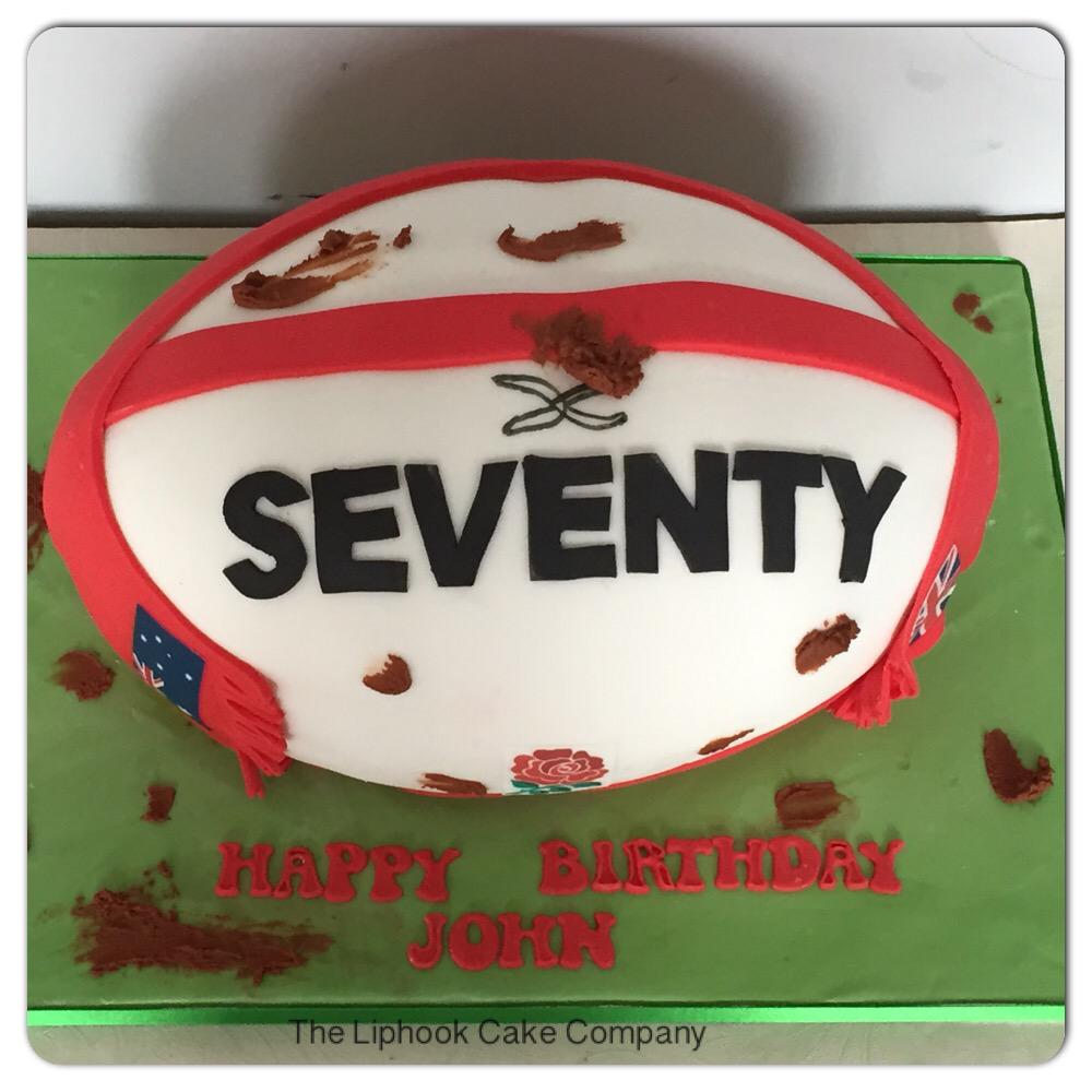 LiphookCakeCo's tweet photo. Rugby ball cake, quite apt for this weekend!! 🏉 http://t.co/NJ5Lwc9wAE