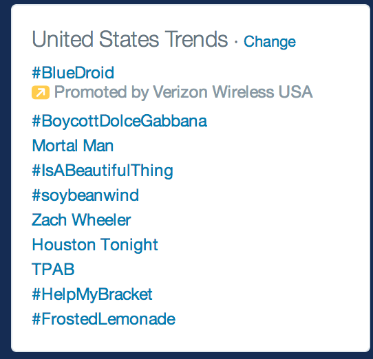 SportsJoey's tweet photo. Smart Twitter Ads targeting by @YahooSports. ESPN gets '#HelpMyBracket' to trend but Yahoo bids on keyword. http://t.co/qnAAej2xPa