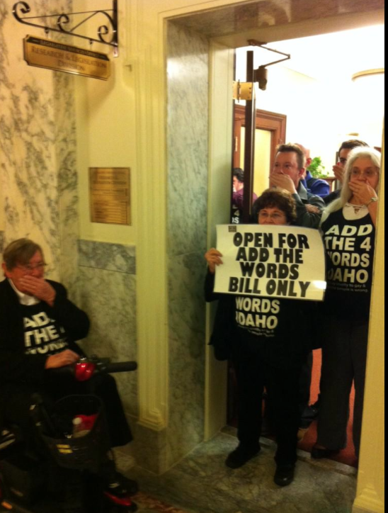 AddThe4Words's tweet image. #Idaho Legislative services bill drafting office is only open for Add the Words Bill.  #idleg #idpol #Addthe4words