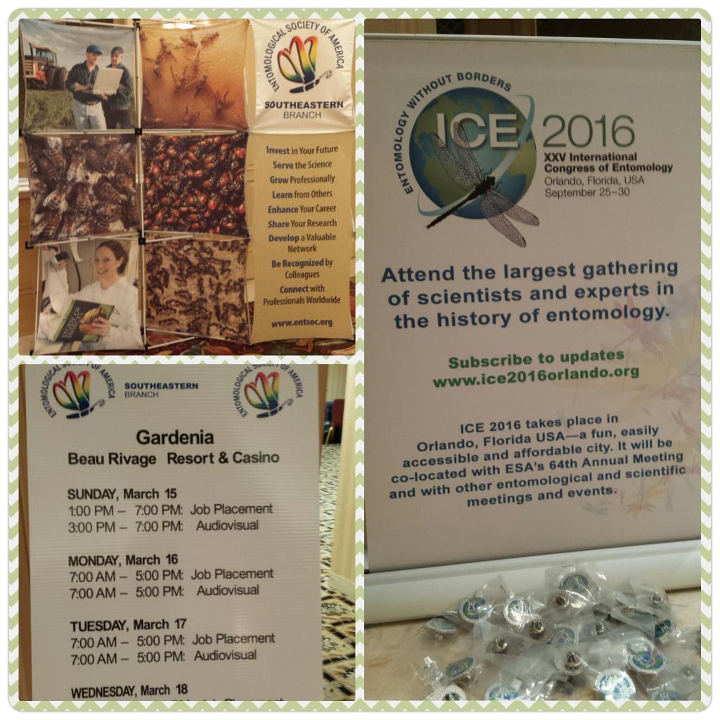 Welcome to <a href="/EntsocAmerica/">Entomological Society of America</a> ! Thank you for joining us for your #Southeastern conference ! It's an honor to have y'all!