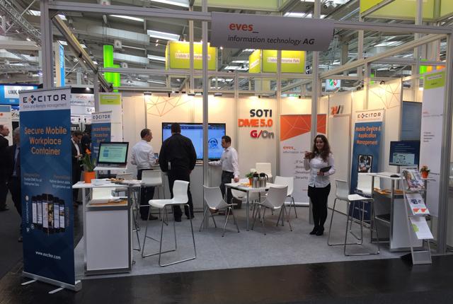 DMEbyEXCITOR's tweet image. We are excited to be at #CeBIT2015 for the next 4 days - with our partner eves information technology AG #EMM