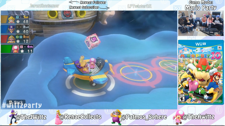 Twitch's tweet photo. Its party time in the Mushroom Kingdom! @TheJWittz is playing a preview of #MarioParty10 on http://t.co/5mmMEgefUr! http://t.co/trQfw8rqKj