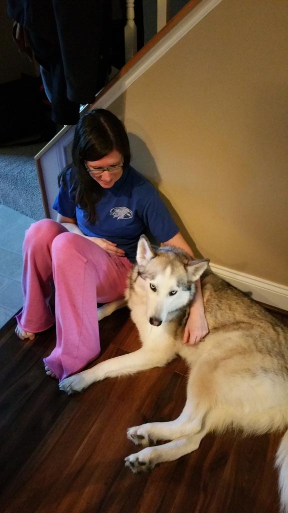 Layla_the_Husky's tweet photo. I love my mom :) #GirlPower #girltime http://t.co/Ew70OmhojS