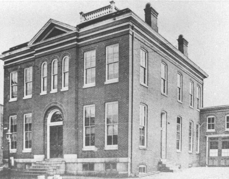 BaltimorePolice's tweet photo. Built in 1874 at Ashland & Chew Streets, the original Northeastern District operated until 1958. #BPDNED http://t.co/dNPF520JZN