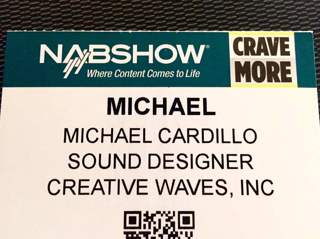 It's official!
#NABShow