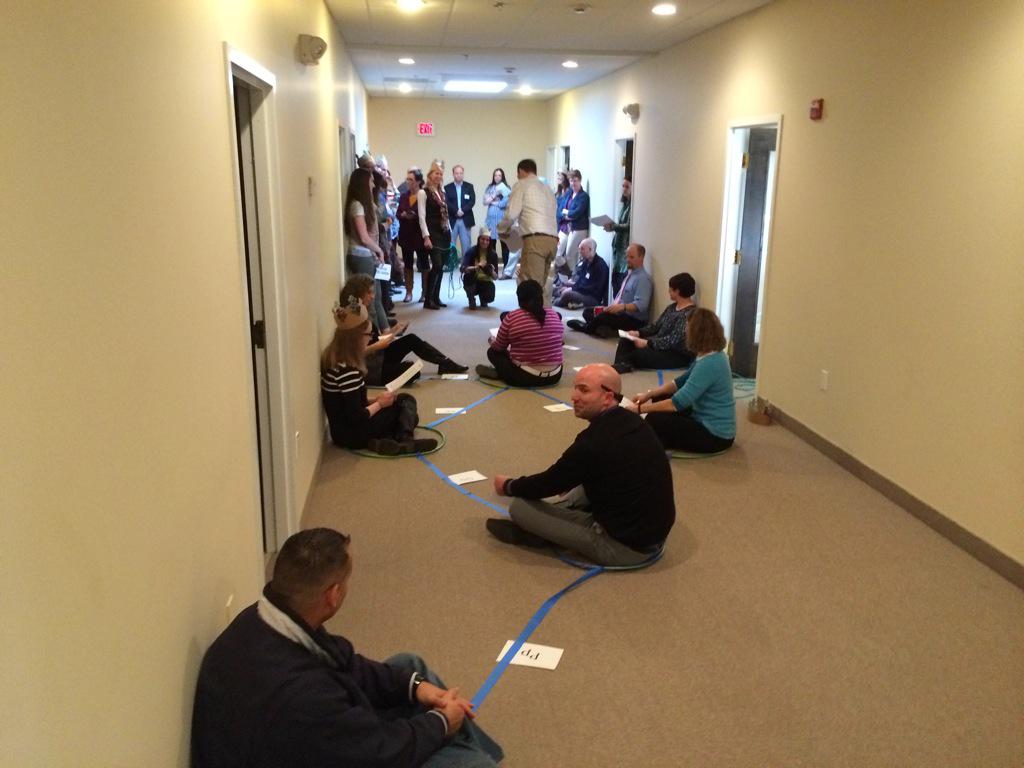 JoshuaKarten's tweet photo. @EricButash taking Fuse Fellows through the inner workings of the Internet. #FuseRI http://t.co/E2cigCOzJh