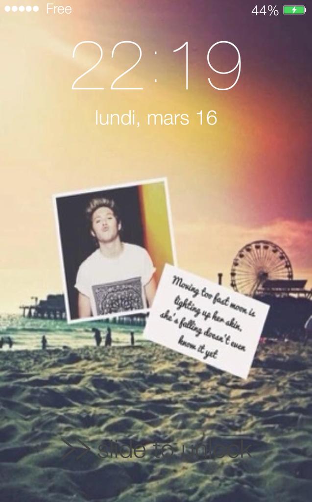 wallpapersgoal's tweet photo. Niall Horan, from One Direction. Night Changes lyrics #lockscreen RT if toi want it http://t.co/KUItdBRsH8