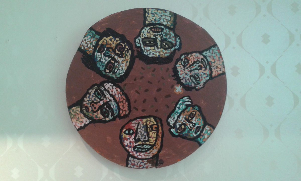 gala_galeria's tweet image. &quot;6 Rostros&quot; de #CarlosVisliquez #Grandesartistas #pequeñosformatos