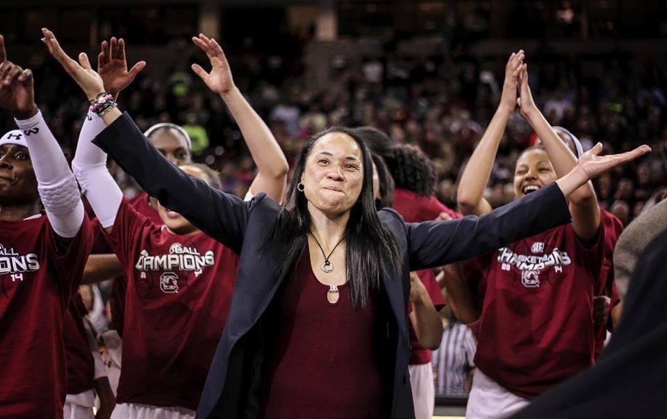SVMcpherson's tweet photo. Gamecock Nation eagerly anticipates NCAA Viewing Party and Selection! #OneTeam1Goal @wis10 @GamecockWBB @JudiGatson http://t.co/ZS25FUN7f9