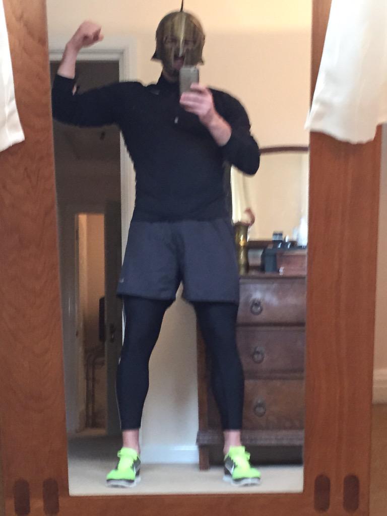 Ga_1981's tweet photo. @GemmaWale84 is helping prepare for the @RockSolidRace this coming weekend! 8K run on Sunday in prep for 15k Sat.. http://t.co/o6gdYjAqKz