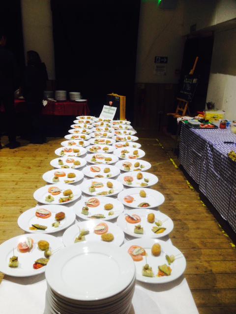 TapasYMasUK's tweet photo. We were busy on Sat @ExeterStreetHall 70 #tapasplates 4 r #popup #Spanishnight,starter to magnificent @CrocusPaella http://t.co/r0UZSeG2G2