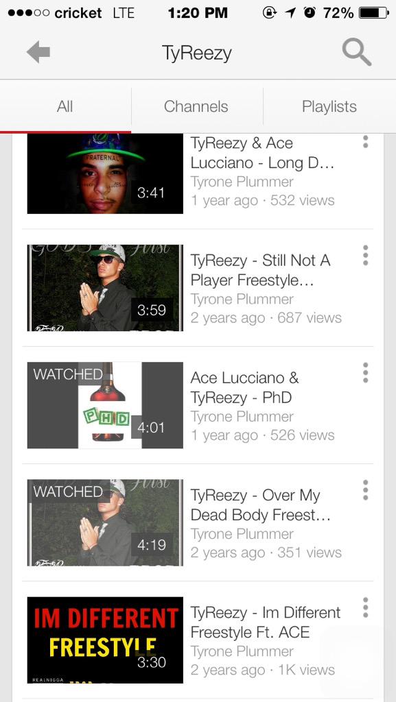 TyReezy_TBSB's tweet photo. LOOK ME UP &amp; PLAY ME ON YOUTUBE #TyReezy #TyReezy #TyReezy #TBSB http://t.co/LXPr2afD6Y