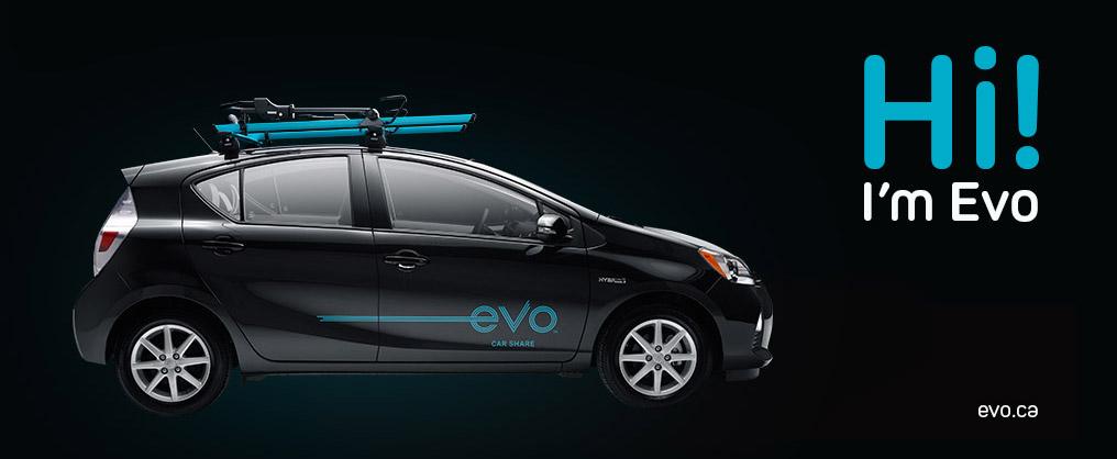 Car sharing in #Vancouver never looked so good. #evocarshare #humblebrag #sickride