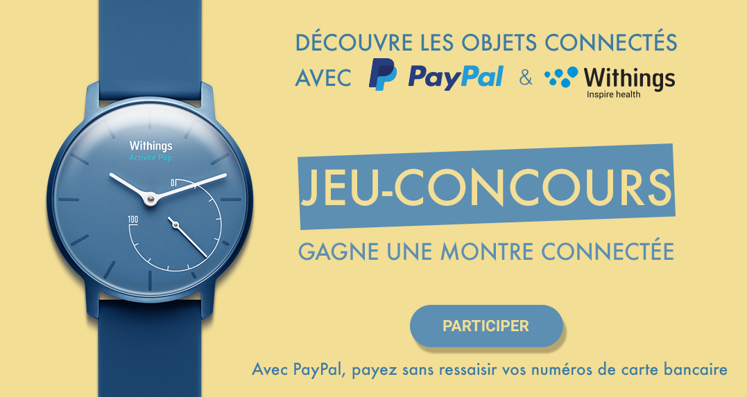 WithingsFR's tweet photo. Avec @PayPalFrance, on s’est dit que vous faire gagner 10 Activité Pop serait plutôt cool —> http://t.co/FK6pxwqGHq http://t.co/o3BojDZHGl