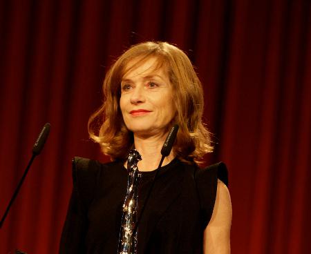 Also happy birthday and bon anniversaire to EFA founding member Isabelle Huppert, pictured at the EFA 2009 in Bochum 